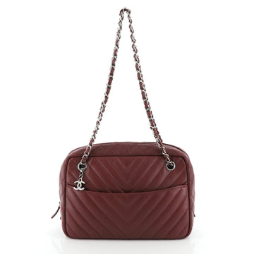 Chanel Camera Bag Chevron Lambskin Medium