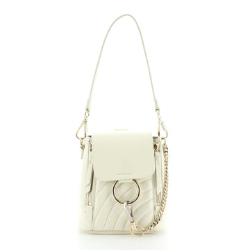 Chloe Faye Backpack Quilted Leather Small