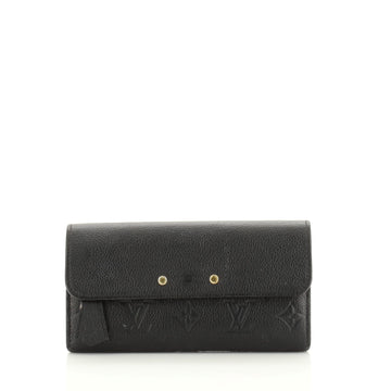 Louis Vuitton Pont Neuf Wallet Monogram Empreinte Leather Long