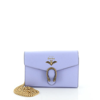Gucci Garden Dionysus Chain Wallet Embellished Leather