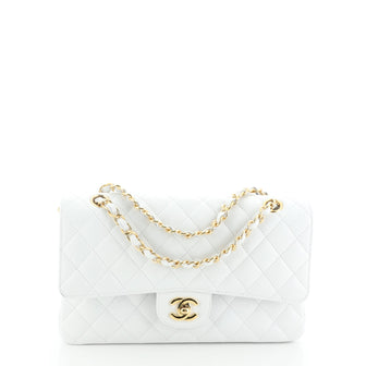 Chanel Classic Double Flap Bag Quilted Caviar Medium