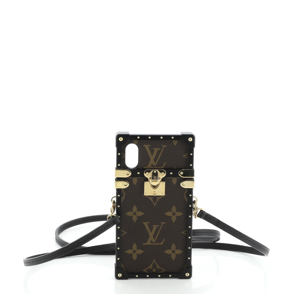 Louis Vuitton Eye Trunk with Strap for iPhone X Monogram Canvas