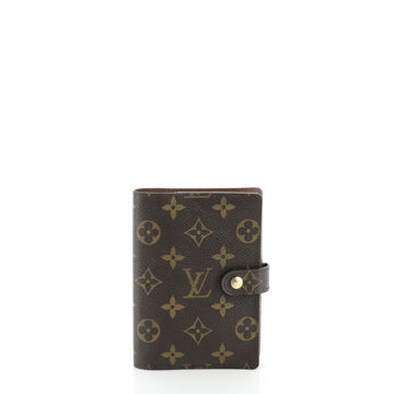 Louis Vuitton Ring Agenda Cover Monogram Canvas PM