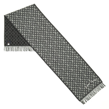 Louis Vuitton Denimbellished City Scarf Wool and Cashmere