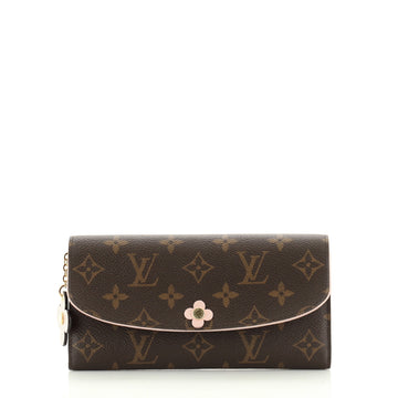 Louis Vuitton Emilie Wallet Limited Edition Bloom Flower Monogram Canvas