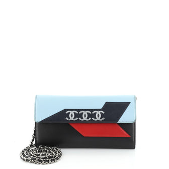 Chanel Airlines Wallet on Chain NM Lambskin Small