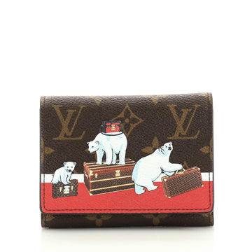 Louis Vuitton Compact Victorine Wallet Limited Edition Vivienne Holiday Monogram Canvas
