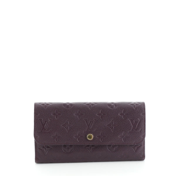 Louis Vuitton Virtuose Wallet Monogram Empreinte Leather Purple 55078249