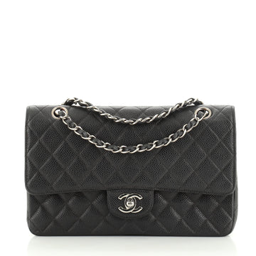 Chanel Classic Double Flap Bag Quilted Caviar Medium
