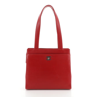 Chanel Vintage Front Pocket Tote Caviar Small