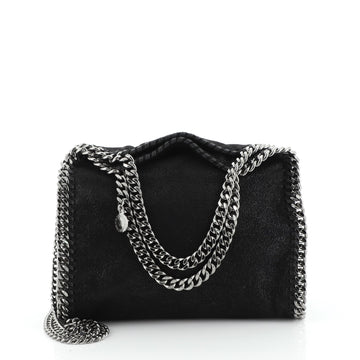 Stella McCartney Falabella Fold Over Crossbody Bag Shaggy Deer Mini