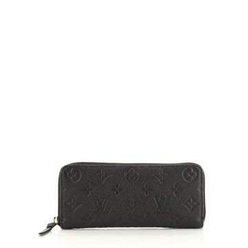 Louis Vuitton Clemence Wallet Monogram Empreinte Leather