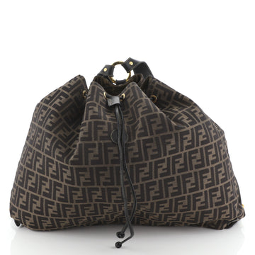 Fendi Drawstring Backpack Zucca Canvas Large
