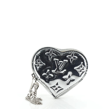 Louis Vuitton Heart Coin Purse Miroir PVC