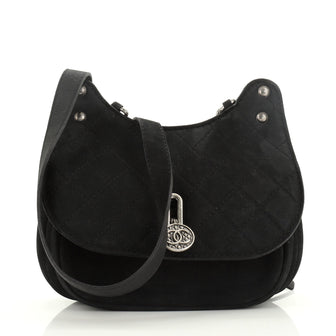 Chanel Paris-Salzburg Austrian Flap Messenger Quilted Nubuck Small