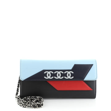 Chanel Airlines Wallet on Chain NM Lambskin Small