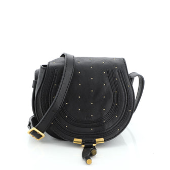 Chloe Marcie Crossbody Bag Studded Leather Mini