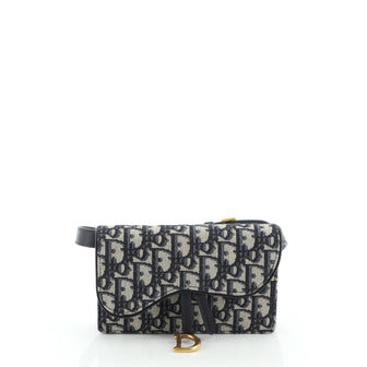 Christian Dior Saddle Rectangular Belt Bag Oblique Canvas
