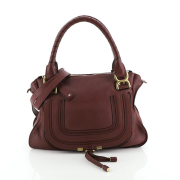 Marcie Satchel Leather Medium
