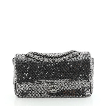 Chanel Hidden Sequins Flap Bag Sequins Medium