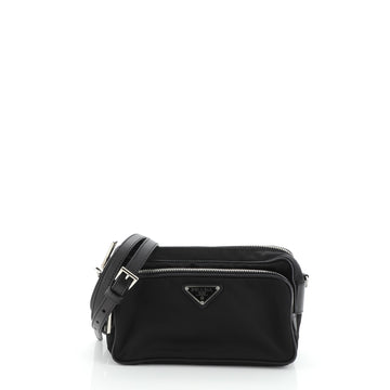 Prada Front Pocket Crossbody Bag Tessuto Small