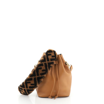 Fendi Mon Tresor Bucket Bag Leather Small