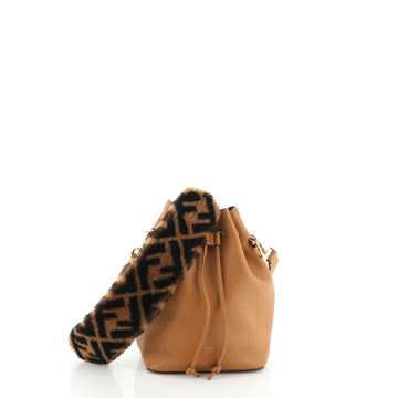Fendi Mon Tresor Bucket Bag Leather Small