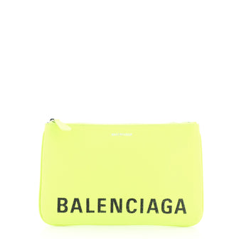 Balenciaga Ville Pouch Leather Medium
