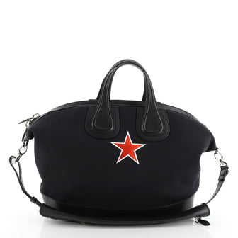 Givenchy Nightingale Satchel Printed Neoprene with Leather XL