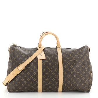 Louis Vuitton Keepall Bandouliere Bag Monogram Canvas 55