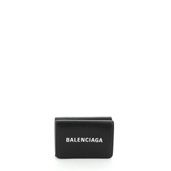 Balenciaga Ville Flap Wallet Leather Mini