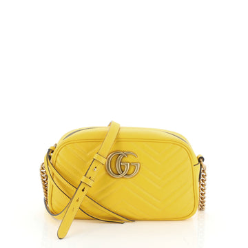 Gucci GG Marmont Shoulder Bag Matelasse Leather Small