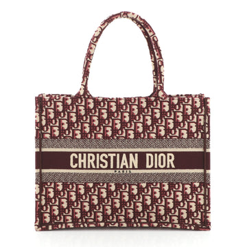 Christian Dior Book Tote Oblique Canvas Small