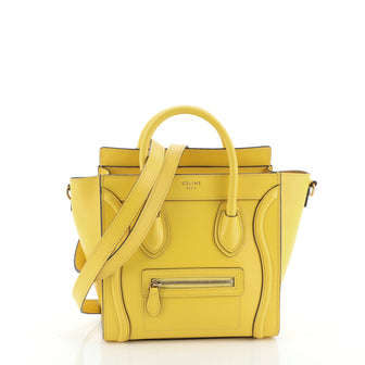 Celine Luggage Bag Smooth Leather Nano
