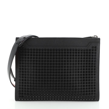 Christian Louboutin Skypouch Crossbody Studded Leather
