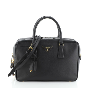 Prada Convertible Bauletto Bag Saffiano Leather Medium