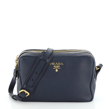Prada Double Zip Camera Bag Vitello Daino