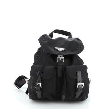 Prada Front Pocket Backpack Tessuto Small