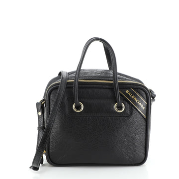 Balenciaga Blanket Square Bag Leather Small