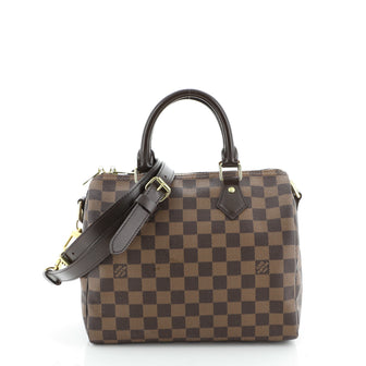 Louis Vuitton Speedy Bandouliere Bag Damier 25
