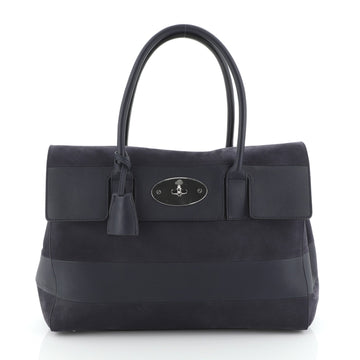 Mulberry Bayswater Satchel Suede and Leather Medium
