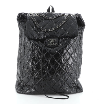 Chanel Supermarket Backpack Quilted Patent XL