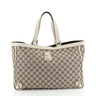 Gucci Abbey D-Ring Tote GG Canvas Large