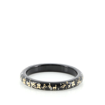 Louis Vuitton Inclusion Bangle Resin with Crystals PM