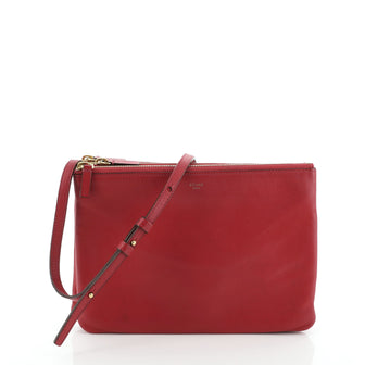 Celine Trio Crossbody Bag Leather Large