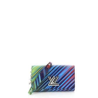 Louis Vuitton Twist Chain Wallet Limited Edition Tropical Epi Leather