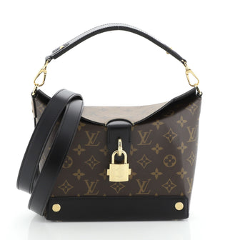 Louis Vuitton Bento Box Handbag Reverse Monogram Canvas EW