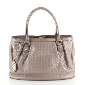 Gucci Sukey Top Handle Tote Microguccissima Leather Medium