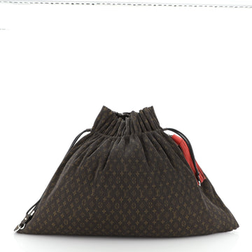 Louis Vuitton Explorer Shoulder Bag Pleated Monogram Canvas GM