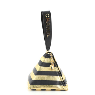 Chanel Kheops Pyramid Bag Striped Lambskin